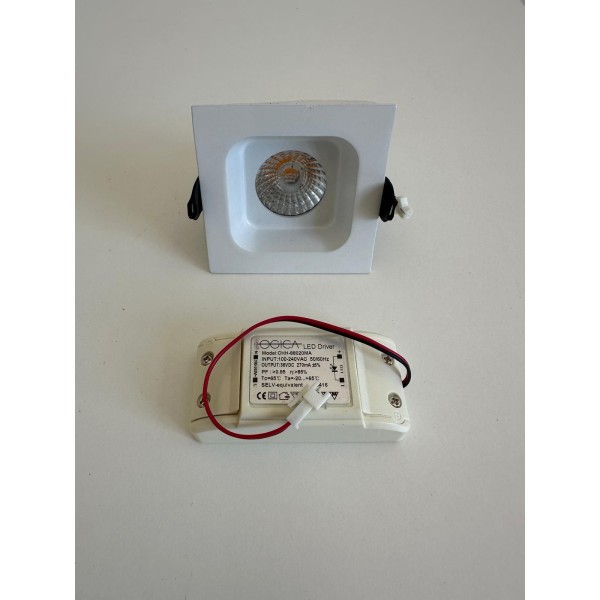 Marino Cristal 43353 Antares Q. recessed LED 12w 3000°k